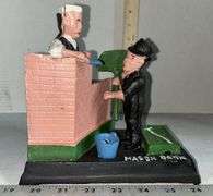 Mason & Hod-Carrier Cast Iron Mechanical Bank