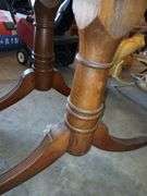 Antique Drop Leaf Table w/ Claw Feet- 51"×38"×31"
