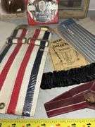 Assortment of Vintage Photos, Men’s Cuffs, Suspenders & More