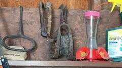 Shovels, Pole Saw, Post Hole Digger, Poultry Fencing & Garden Items Cleanout
