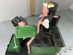 Mason & Hod-Carrier Cast Iron Mechanical Bank