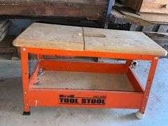 Hirsh Deluxe Tool Stool- 15” tall & top is 24”x10”