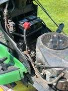 2006 John Deere X300 Lawn Tractor- 668 hours w/ Edge 42” Deck + Bagger System- runs/see video