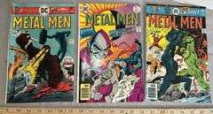Three DC Metal Men Comics
