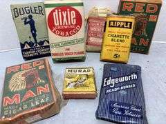 Collection of Red Man & Other Varieties of Tobacco Products