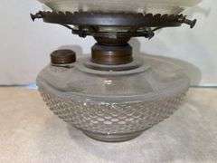 Three Glass Oil Lanterns