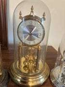 Zundo Anniversary Clock, Schatz Made In Germany 400 Day, Bulova Quartz Mantle Clock- Made In USA