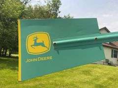John Deere 7’ tall Metal Windmill