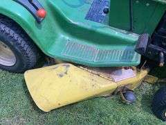 John Deere 108 Gear Shift Lawn Tractor w/ 30” Deck- see video