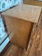 Oak Ice Box (26”T,22”L,16”D)