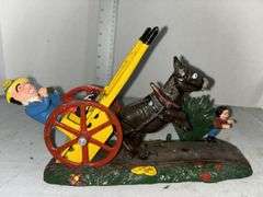"Bad Accident" Cast Iron Mechanical Bank Reproduction
