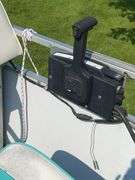 1995 18’ Tahoe Alpine Pontoon Boat w/ Mercury 50 HP 2 Cycle/Oil Injected Motor & Bunk Trailer