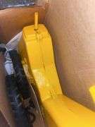 ERTL Rare! Yellow John Deere Cast Iron Tractorcycle- Never Assembled