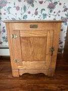 Oak Ice Box (26”T,22”L,16”D)