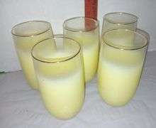 Five Yellow Blendo Glasses