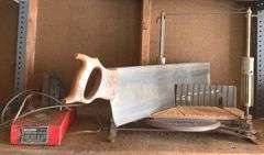 Stanley No. 360 Miter Box & Trucut Armature Tester- untested