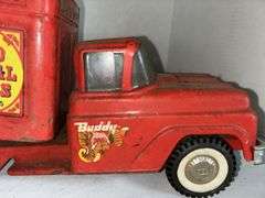 Buddy L "The Wild Animal Circus On Wheels", 1940’s Wyandotte Pressed Steel Toy Airplane & Primitive 