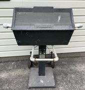 John Deere Propane Grill- needs work/reassembly (44” tall & 32”x20”)