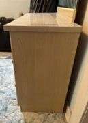 Mid Century Modern Blond Six Drawer Dresser- 47”W X 62”T with Mirror