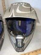 Two HJC ATV Helmets