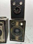 Kodak Brownie Junior Camera, Ansco Rediflex Camera & Various Other Film Cameras