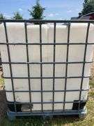 Empty 330 Gallon RV Antifreeze Container & Cage