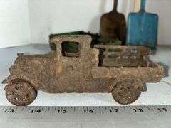 1950’s Press Steel Truck, American Flyer 629 Cattle Car, Press Steel Toy Shovel & Other Toys