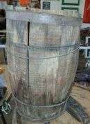 55 Gallon Jack Daniel's Keg & Smaller Wooden Keg