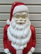 Vintage 47” Tall Empire Santa Blow Mold- Untested/Light Bulb Missing