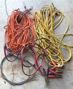 Two Extension Cords & Set of Jumper Cables