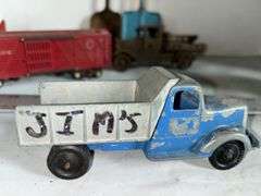 1950’s Press Steel Truck, American Flyer 629 Cattle Car, Press Steel Toy Shovel & Other Toys