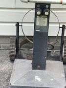 John Deere Propane Grill- needs work/reassembly (44” tall & 32”x20”)