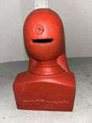 Cast Iron "Trick Dog" Mechanical Bank, Cast Iron Mammy Bank & Lucky Charles Lindberg Cast Iron Bank