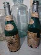 Antique Blue & Purple Glass Jars, Colden's Liquid Beef Tonic Bottles & More