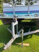 1995 18’ Tahoe Alpine Pontoon Boat w/ Mercury 50 HP 2 Cycle/Oil Injected Motor & Bunk Trailer