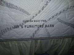 Queen Size Bed with Capitol Bedding, Firm & Soft  Mattress