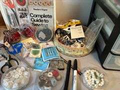 Sewing Needles, Buttons, Thread, Seam Binding Tape & More Sewing Notions