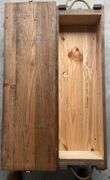 Large Wood Ammo Box w/ Legs, Approx. 43” x 27” x 12”, Legs are Approx 27” Tall