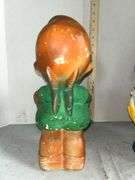 12" Tall Chalkware Kewpie Doll & 1970’s Donald Duck Vinyl Bank