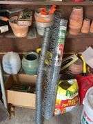 Shovels, Pole Saw, Post Hole Digger, Poultry Fencing & Garden Items Cleanout