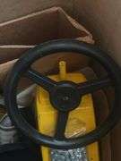 ERTL Rare! Yellow John Deere Cast Iron Tractorcycle- Never Assembled