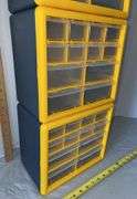 Three 12 Drawer Storage Organizers
