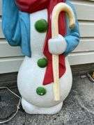34” Snowman Blow Mold- Untested/Light Bulb Missing