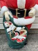 Vintage 47” Tall Empire Santa Blow Mold- Untested/Light Bulb Missing