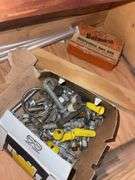 Carpenters 21”x34”x10” Wood Tool Box + Tools & Small Wood Toolbox