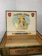 Federal Judge, Harvester & Banner Cigar Boxes
