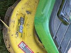 2006 John Deere X300 Lawn Tractor- 668 hours w/ Edge 42” Deck + Bagger System- runs/see video