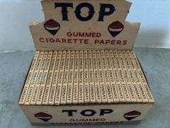 TOP Gummed Cigarette Rolling Papers (Full Box - 23 Booklets)