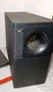 Four Bose Speakers and Two Stands