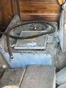 Scotts Stainless Steel Spreader, Lots of Planters, Tomato Cages, Old Stove & Fencing